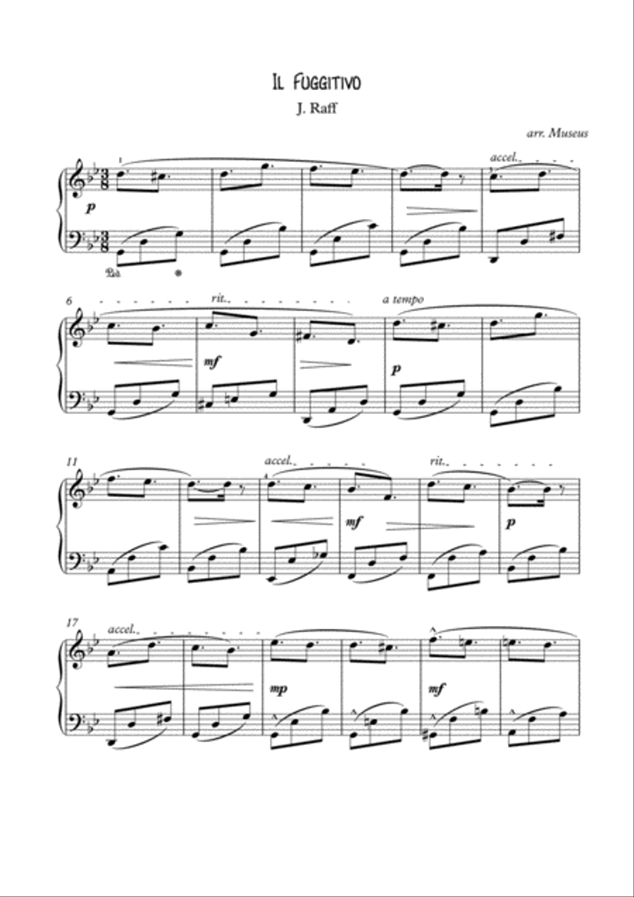 Masterpieces for solo piano 7 by J.Raff and F.Chopin Piano Solo scores gallery preview page 2
