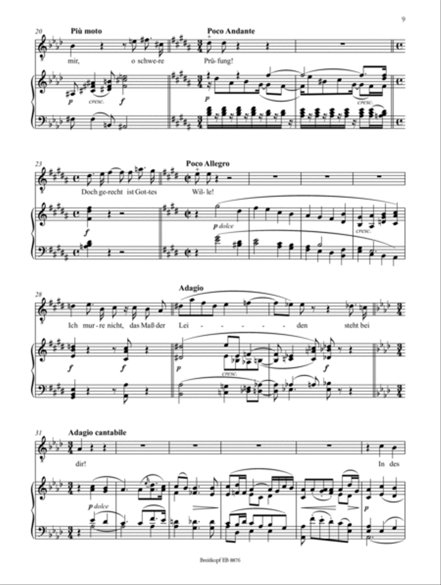 Cantata BWV 142 “Uns ist ein Kind geboren” ATB scores gallery preview page 3