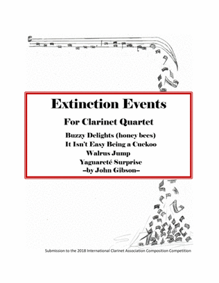 Extinction Events for Clarinet Quartet