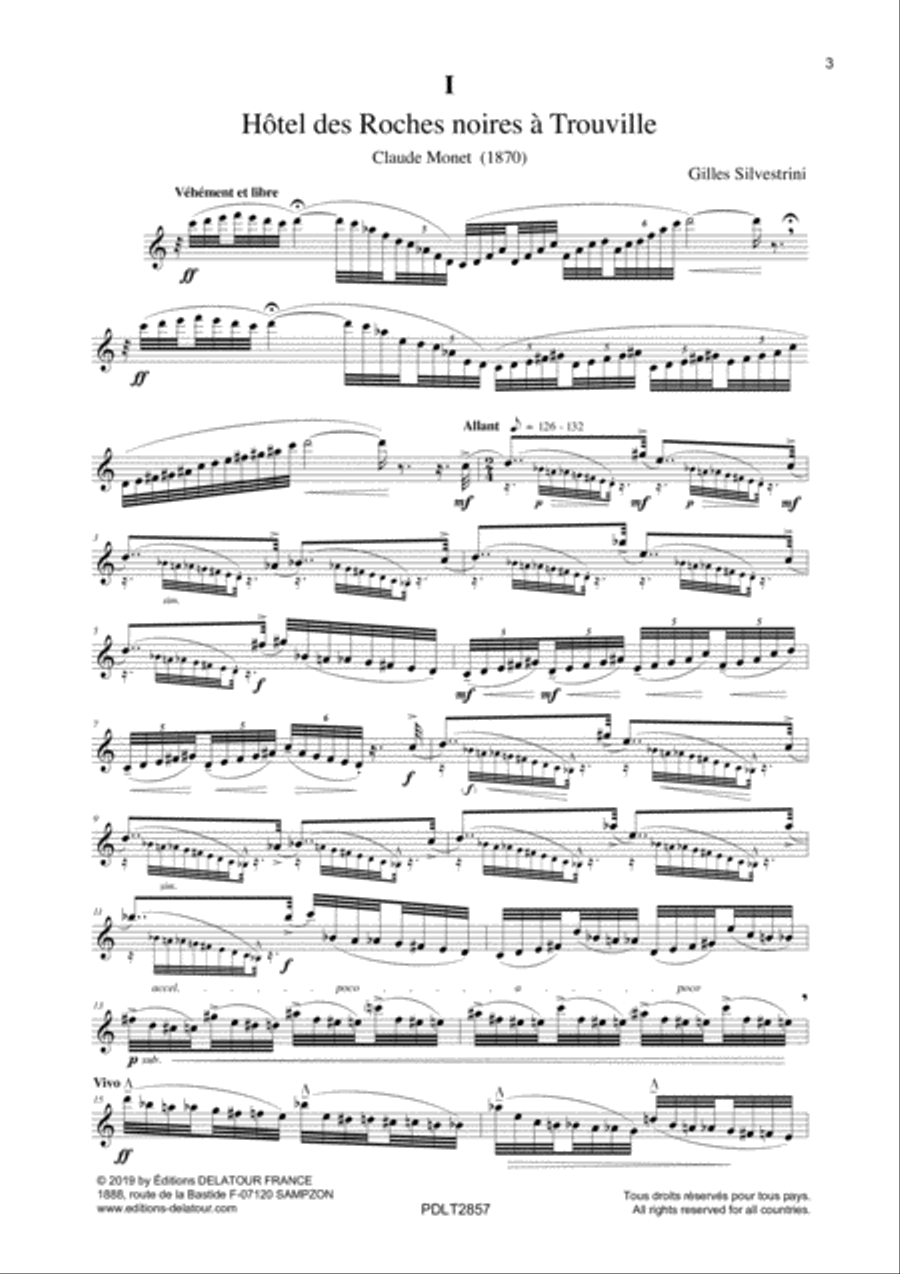 Six etudes pour hautbois solo - E-score