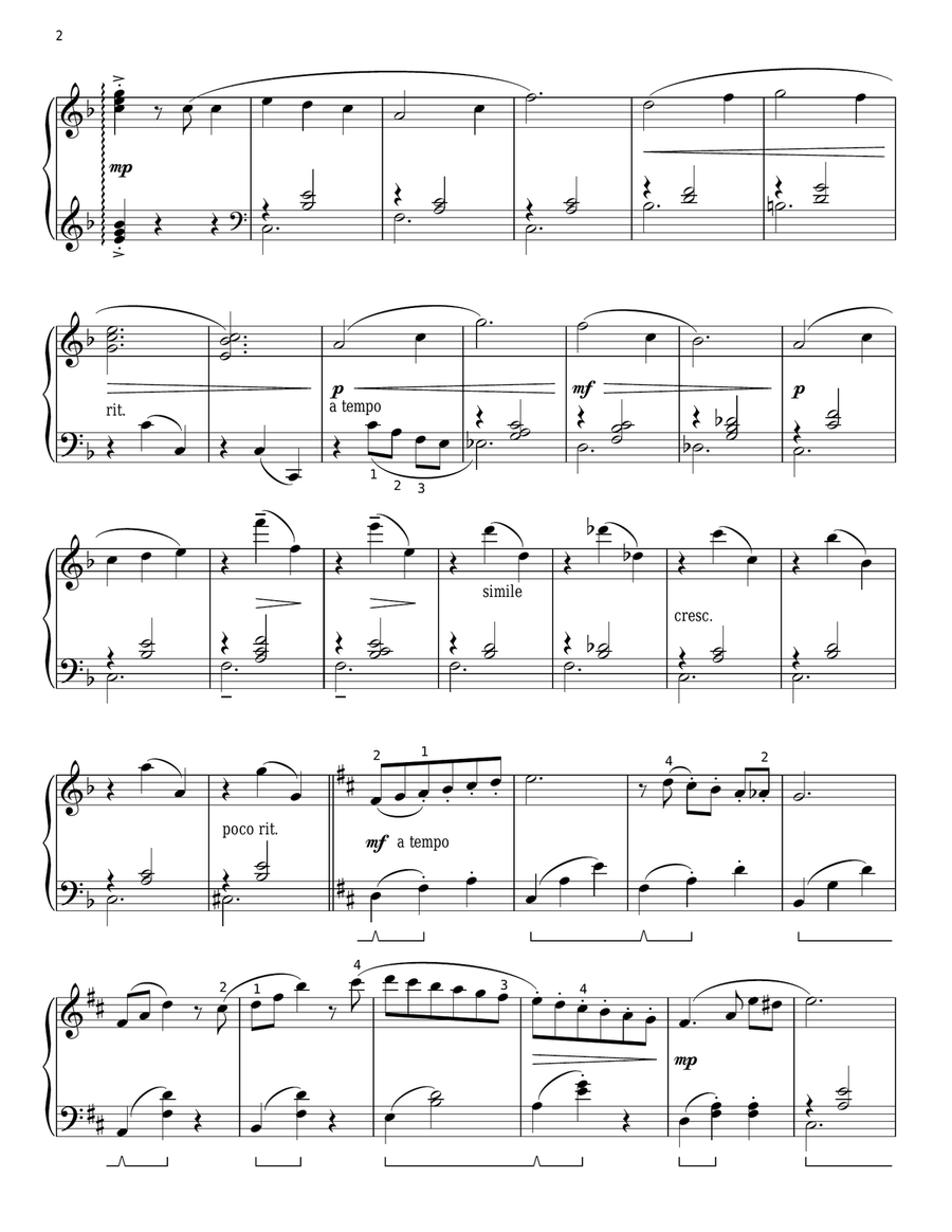 Edelweiss (from The Sound Of Music) (arr. Phillip Keveren) Piano Solo scores gallery preview page 2