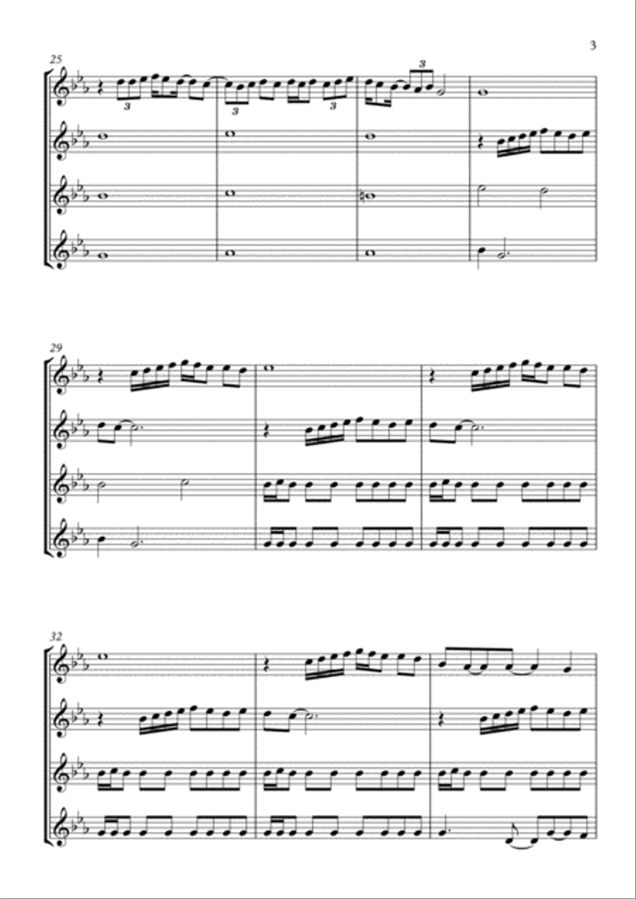Bagdad Woodwind Quartet scores gallery preview page 3