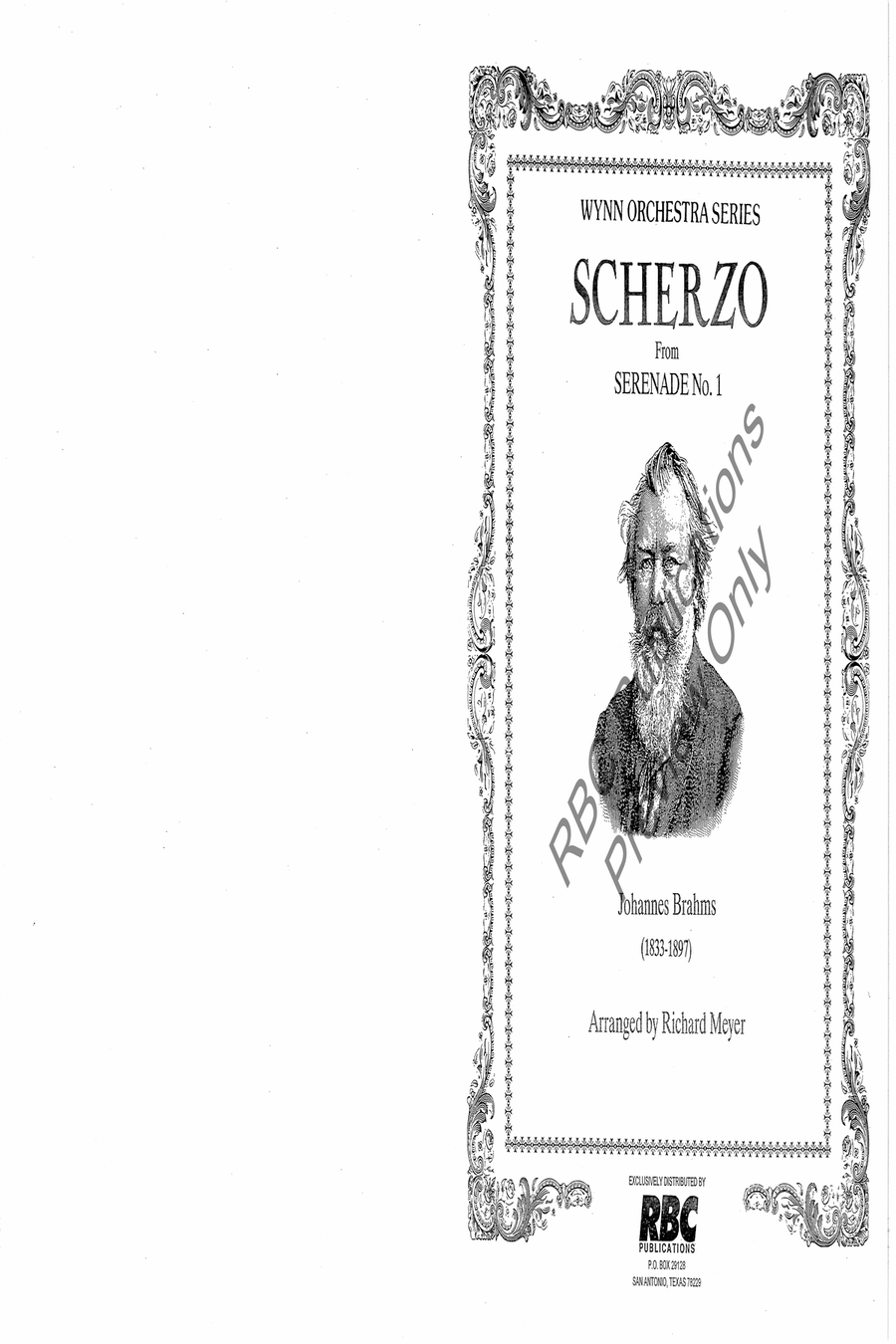 Scherzo From Serenade No. 1 Full Orchestra scores gallery preview page 2