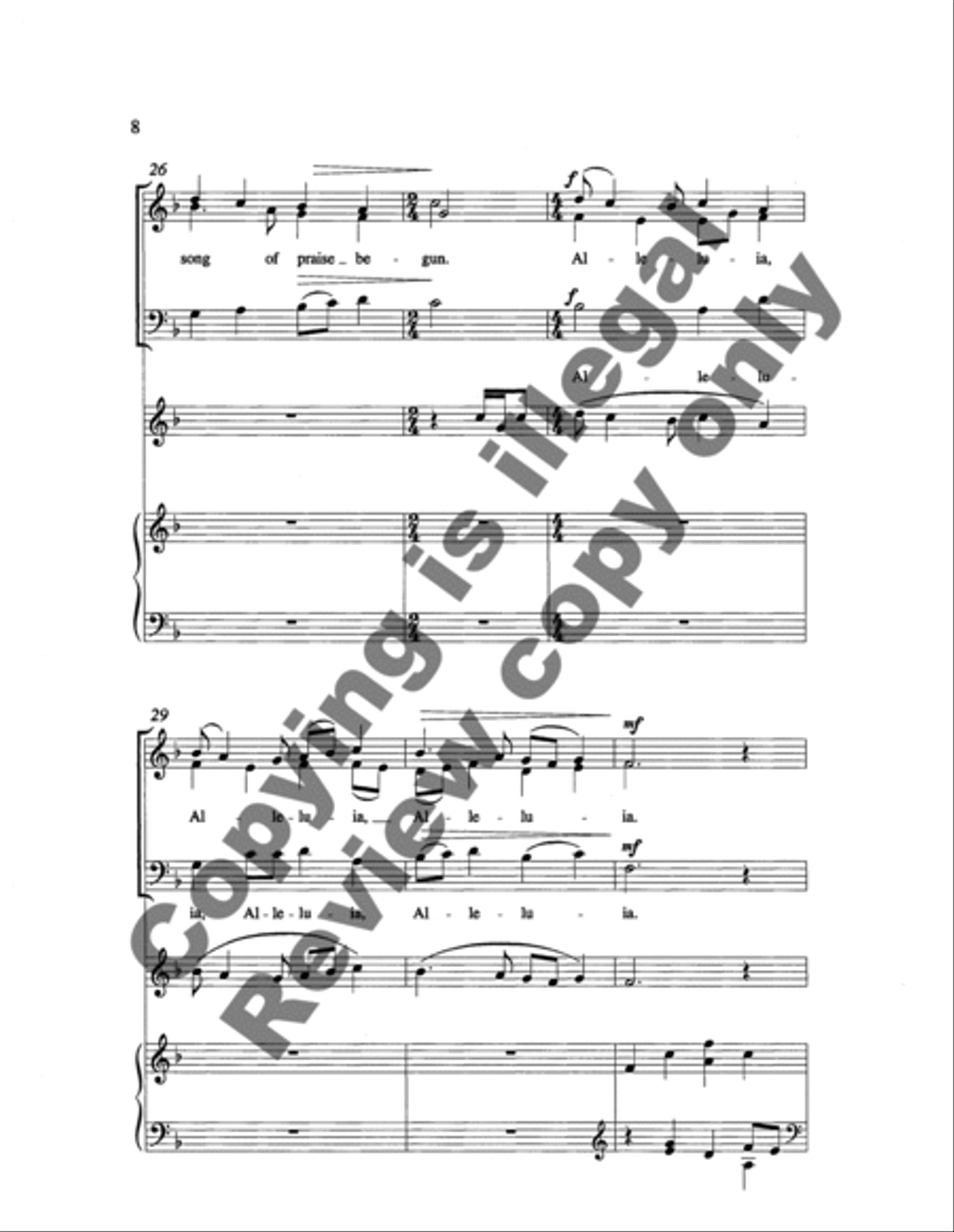 O Sons and Daughters of the King ATB scores gallery preview page 11