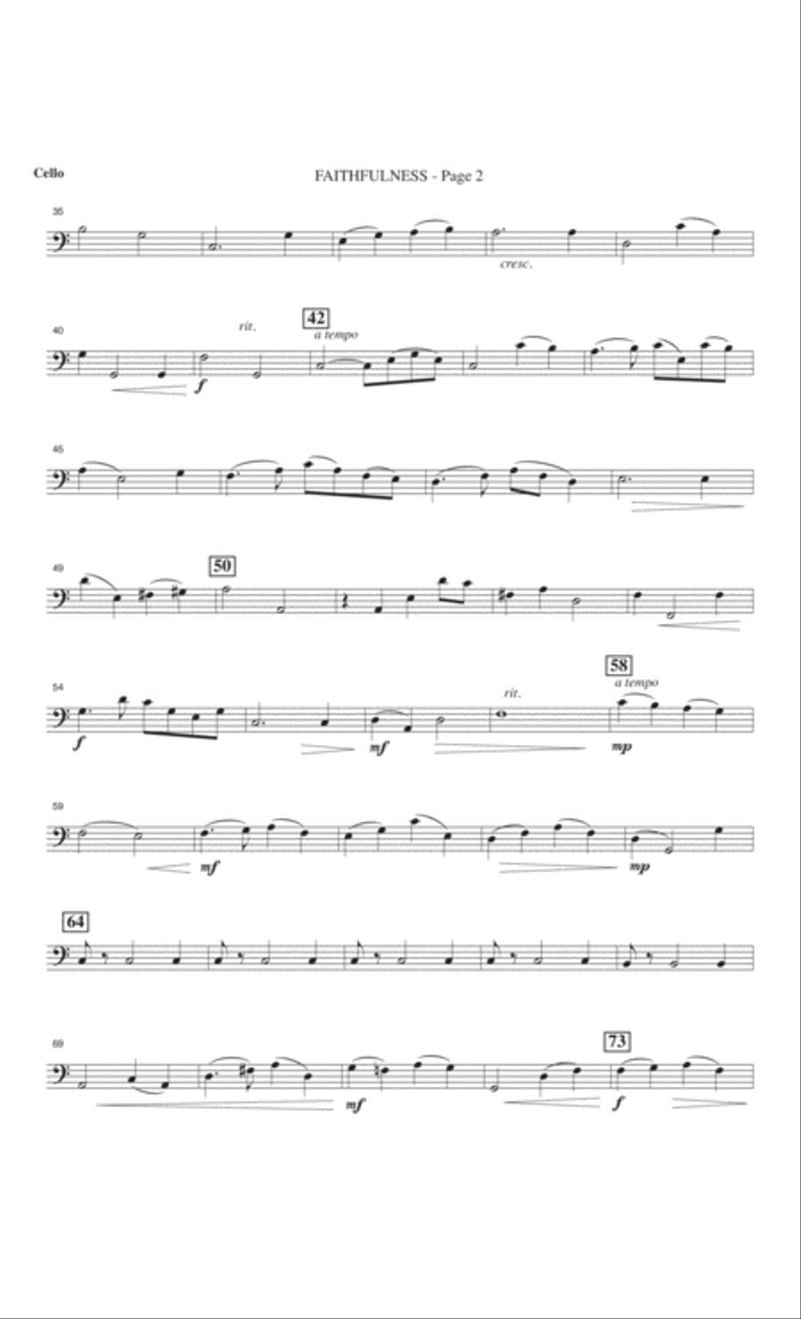 Faithfulness Faithfulness 4-Part scores gallery preview page 64