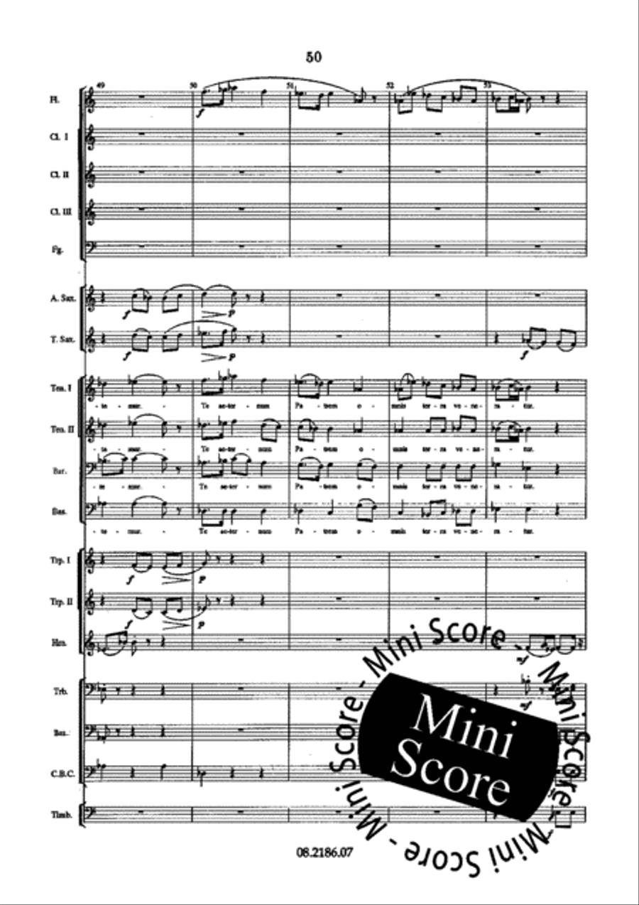 Te Deum Te Deum TTBB scores gallery preview page 55