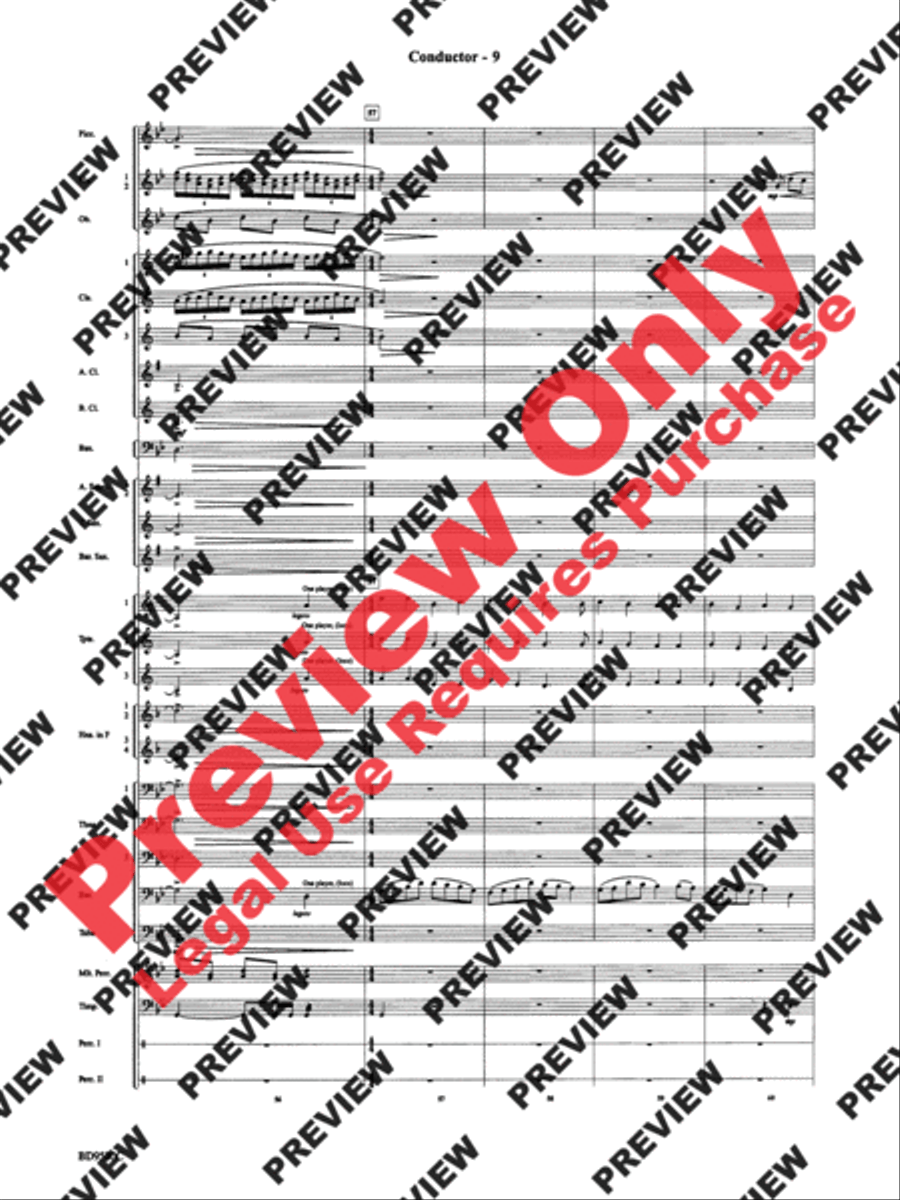 Twas in the Moon of Wintertime Concert Band scores gallery preview page 11