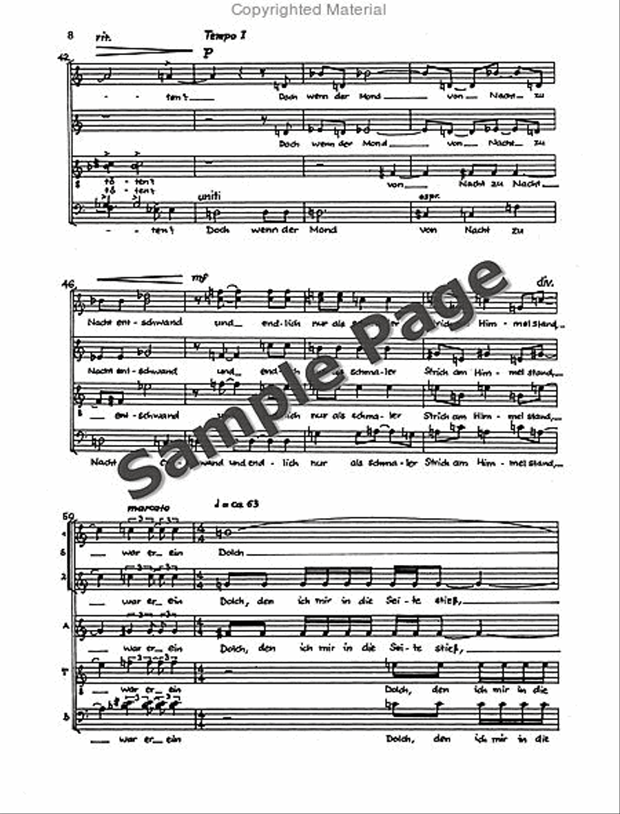 Nachtstucke 3 4-Part scores gallery preview page 9