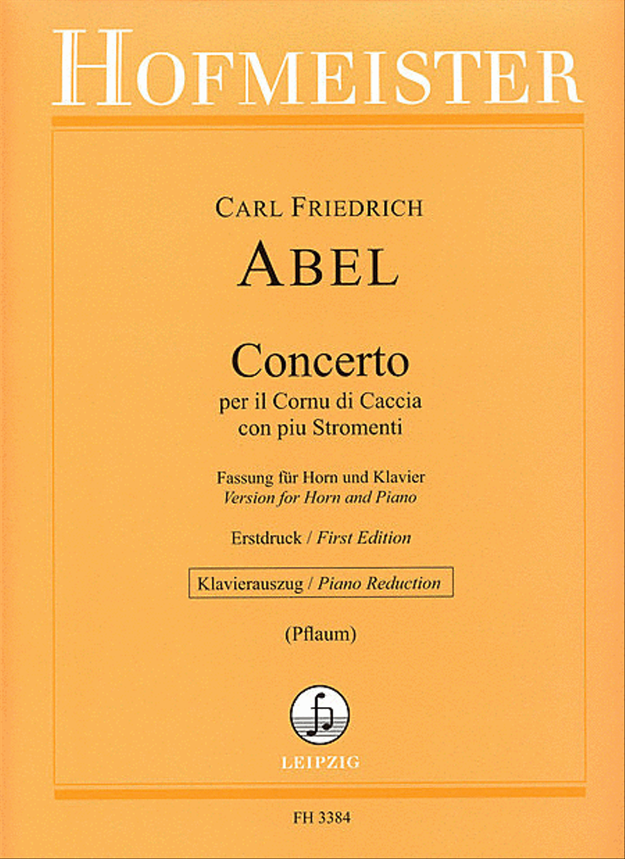 Concerto per il Cornu di Caccia con piu Stromenti / KlA