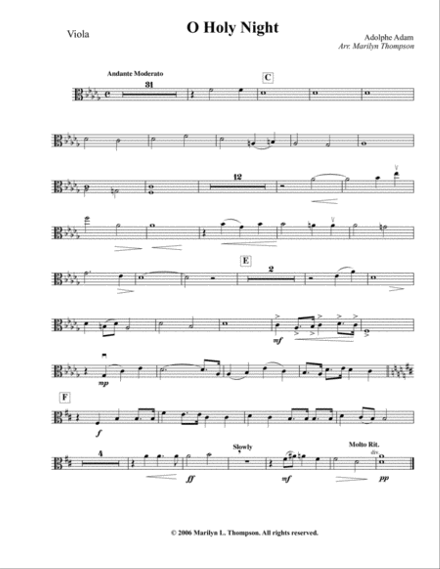 O Holy Night--Parts.pdf Large Ensemble scores gallery preview page 6