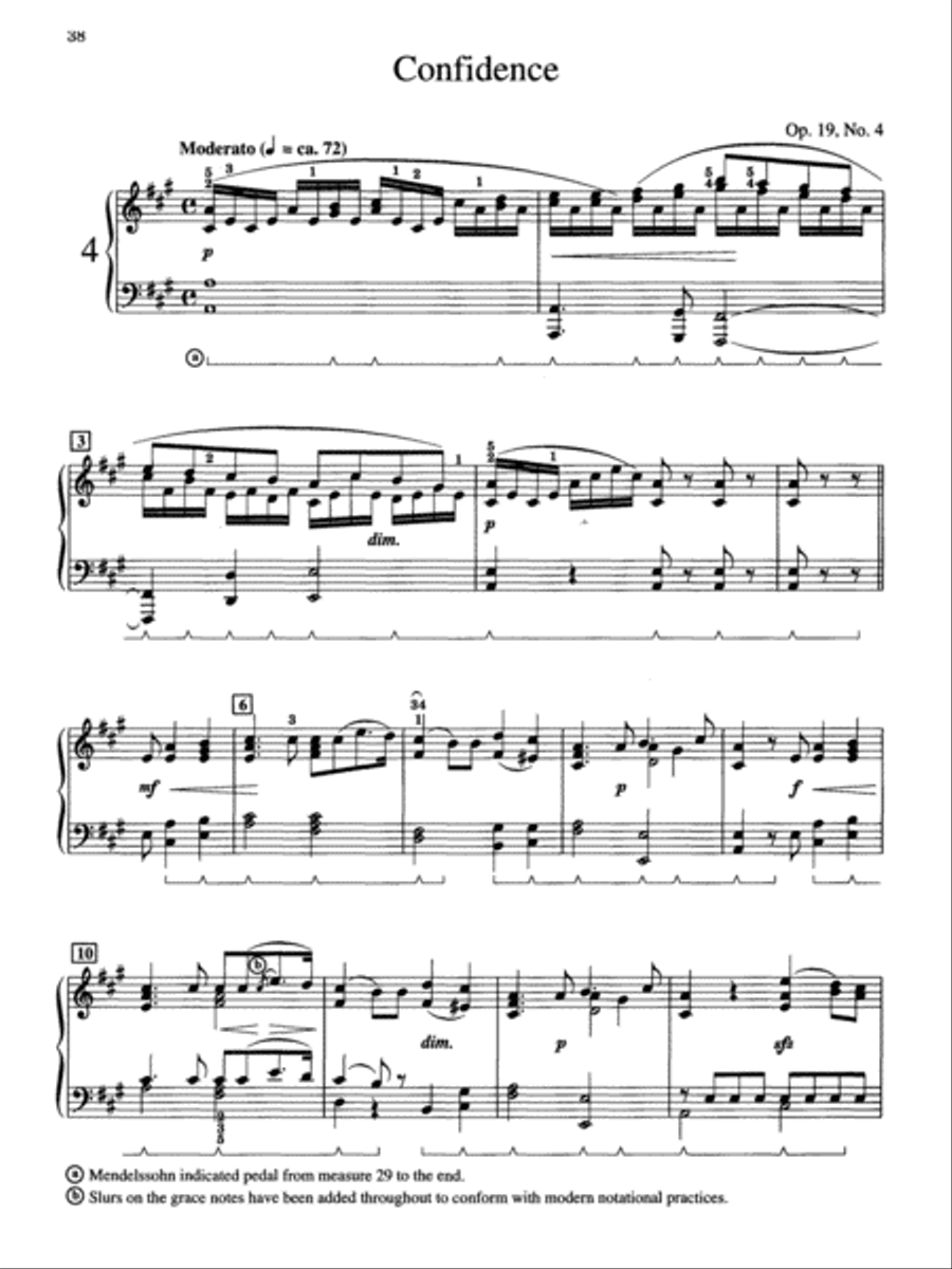 Songs without Words (Complete) Piano Solo scores gallery preview page 4