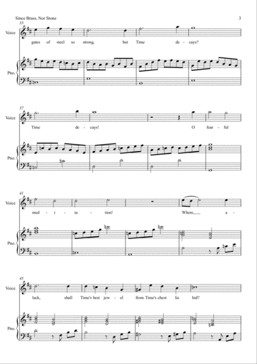 Since Brass, Nor Stone Since Brass, Nor Stone Voice scores gallery preview page 3