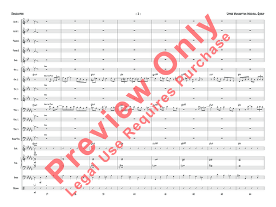 Upper Manhattan Medical Group Jazz Ensemble scores gallery preview page 9