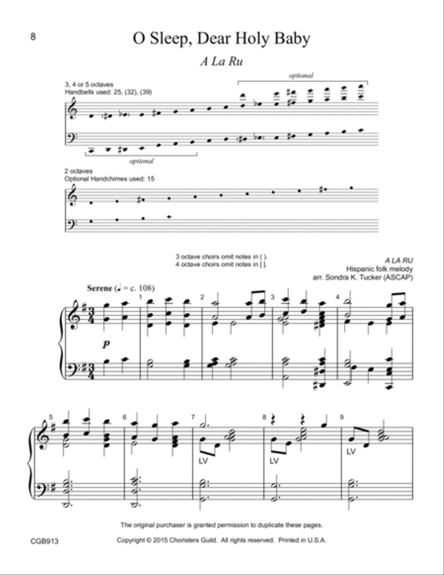 Christmas Near and Far (3-5 octaves) 5-Octaves scores gallery preview page 5