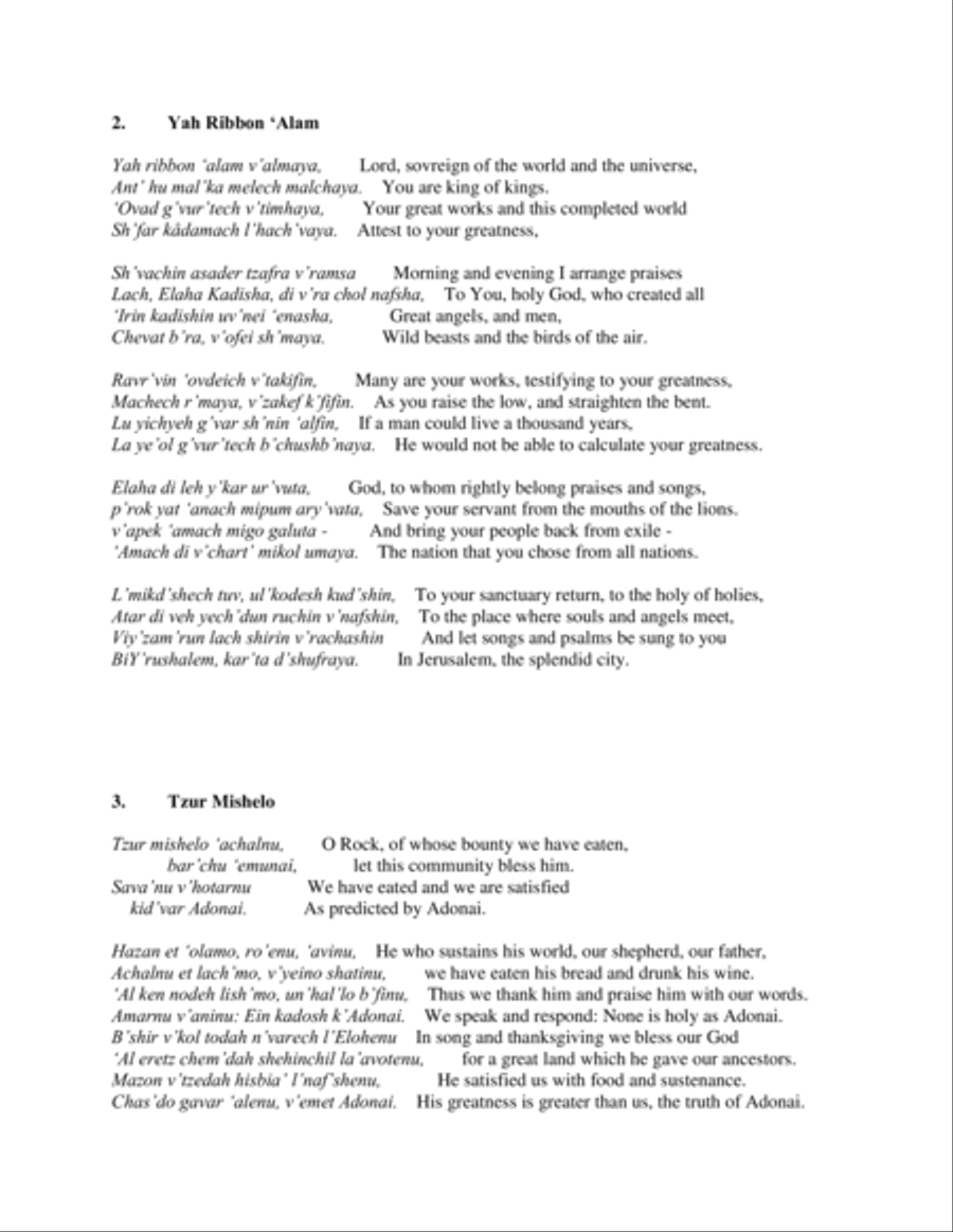 12 Sabbath Songs Divisi scores gallery preview page 5