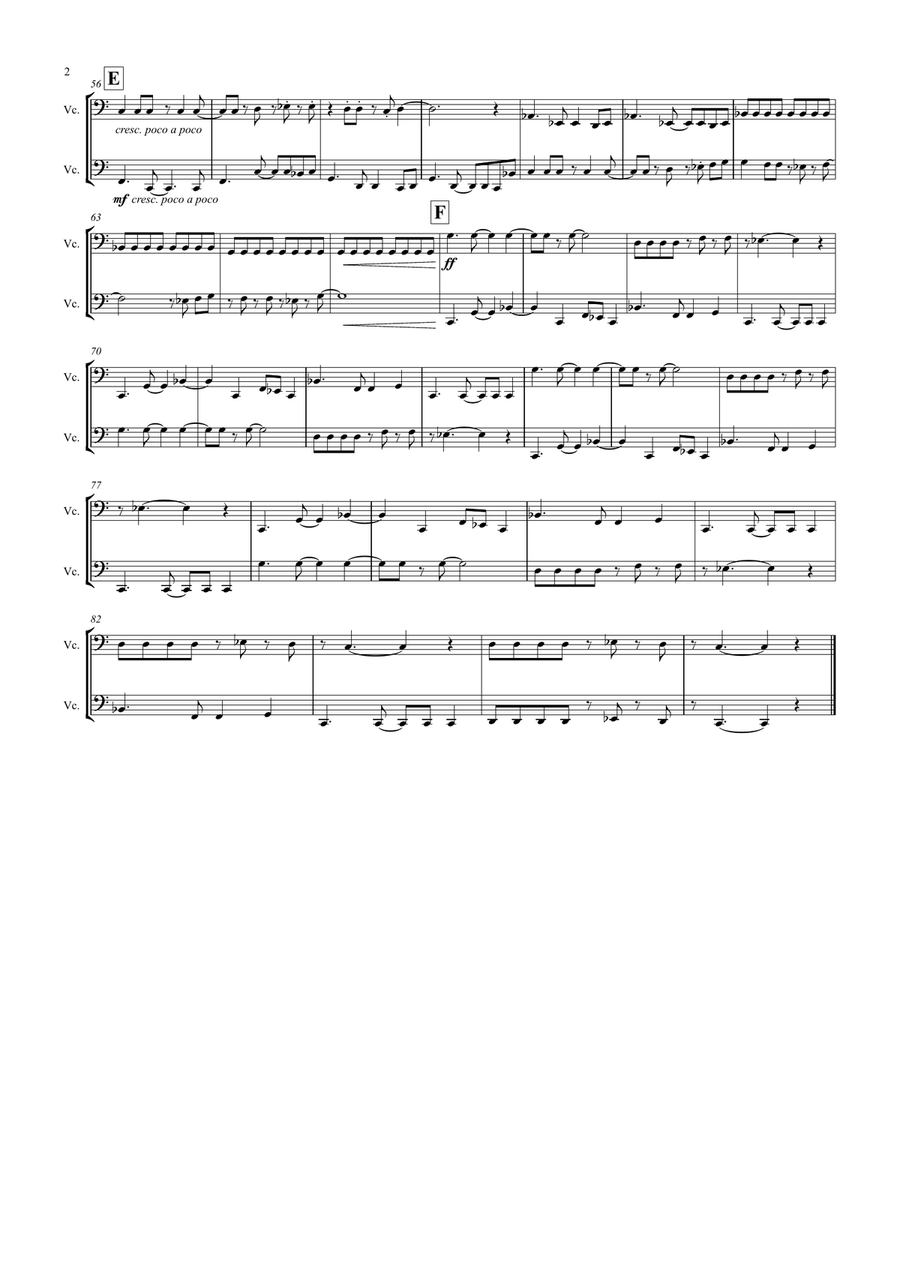 Livin' La Vida Loca String Duet scores gallery preview page 2