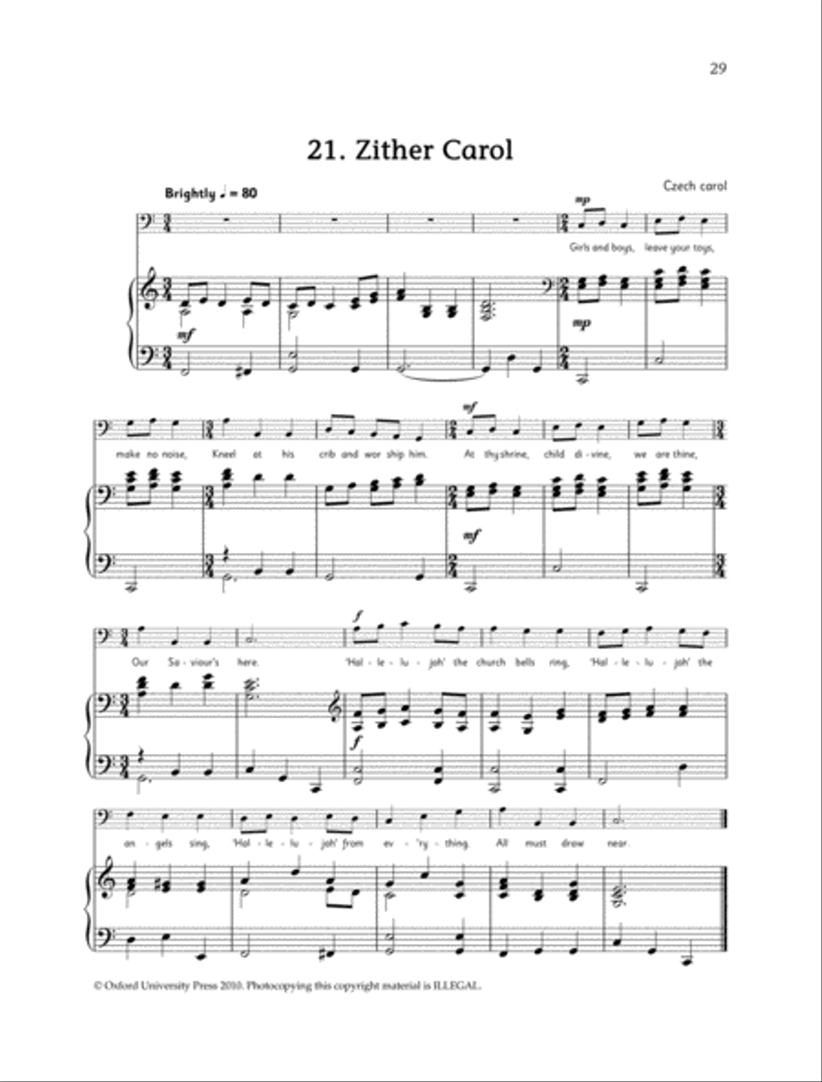Cello Time Christmas: Piano Book Piano Accompaniment scores gallery preview page 3