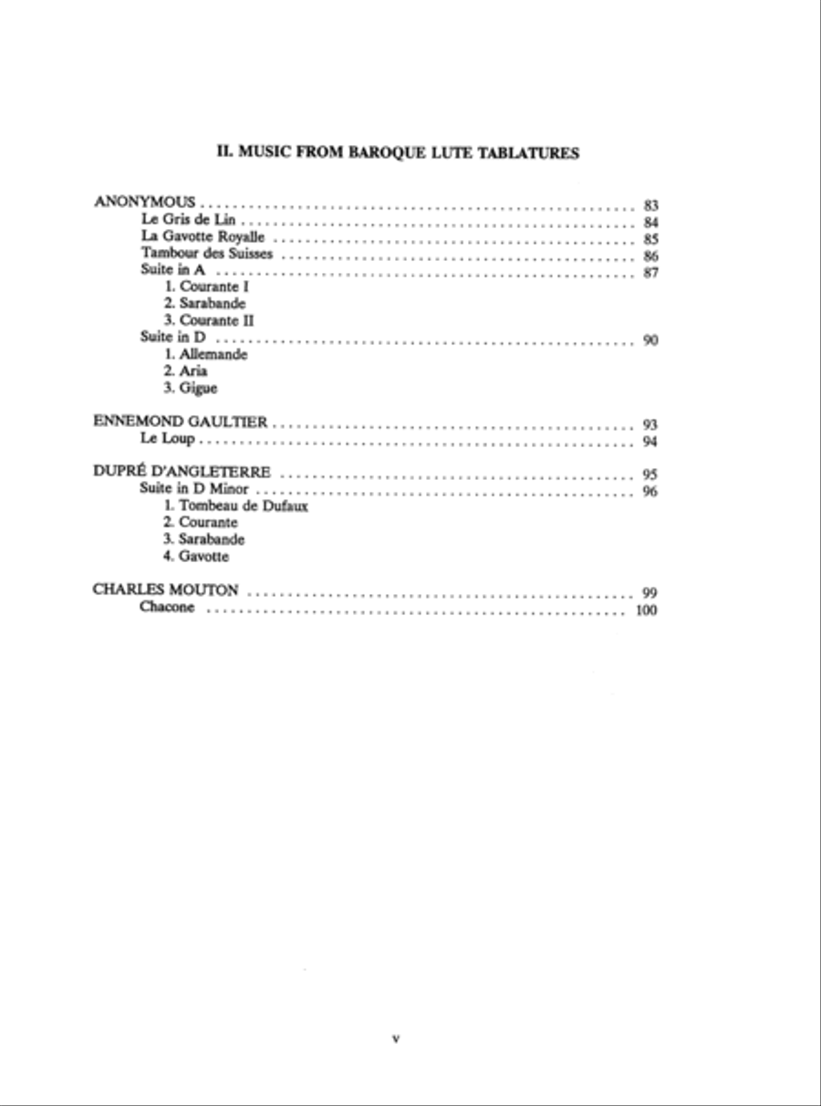 Treasures of the Baroque Volume Two Acoustic Guitar scores gallery preview page 6