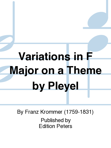 Variations in F Major on a Theme by Pleyel