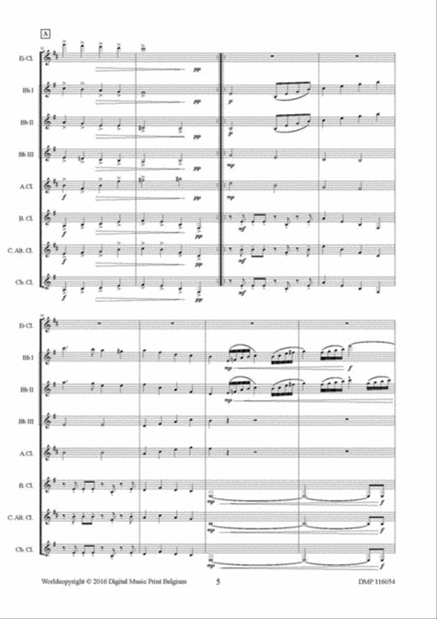 The Rush Hour The Rush Hour Clarinet scores gallery preview page 4