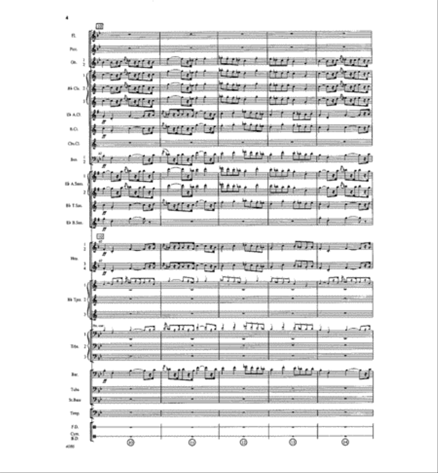 Farandole Farandole Concert Band scores gallery preview page 4
