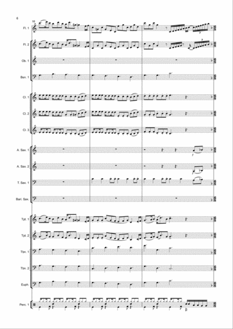 Key Role Concert Band scores gallery preview page 6