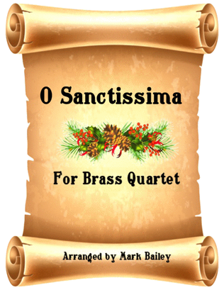 Book cover for Sanctissima (Brass Quartet)