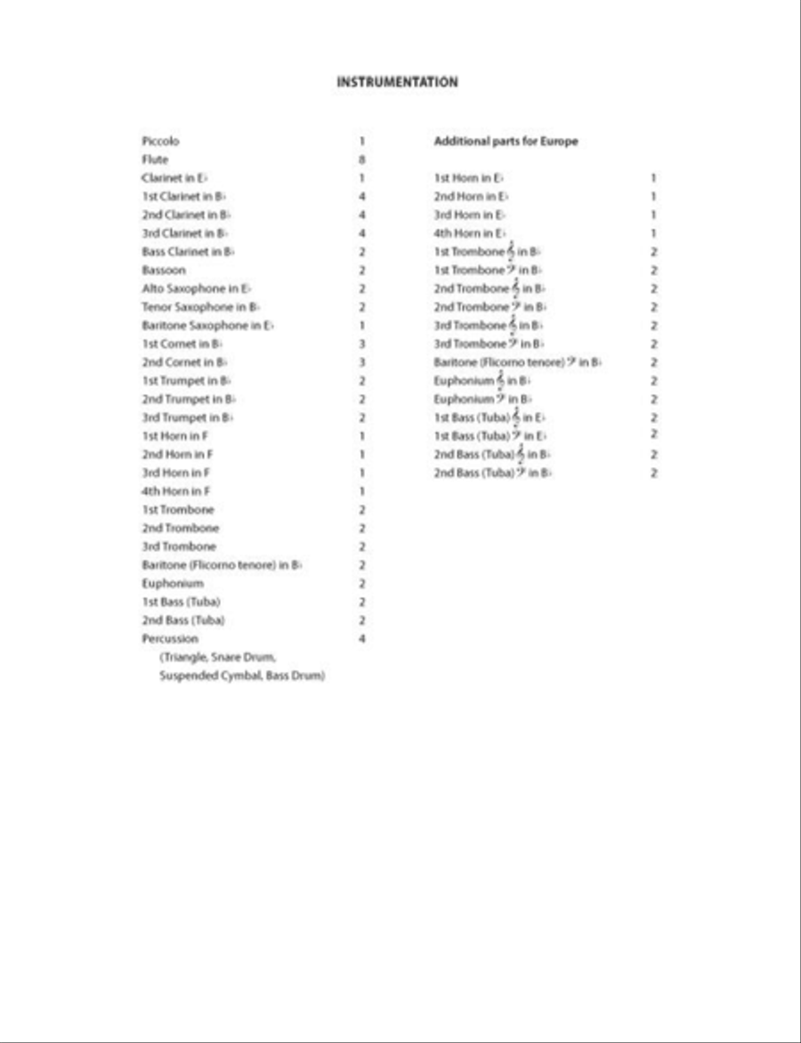 Four Pictures Concert Band scores gallery preview page 2