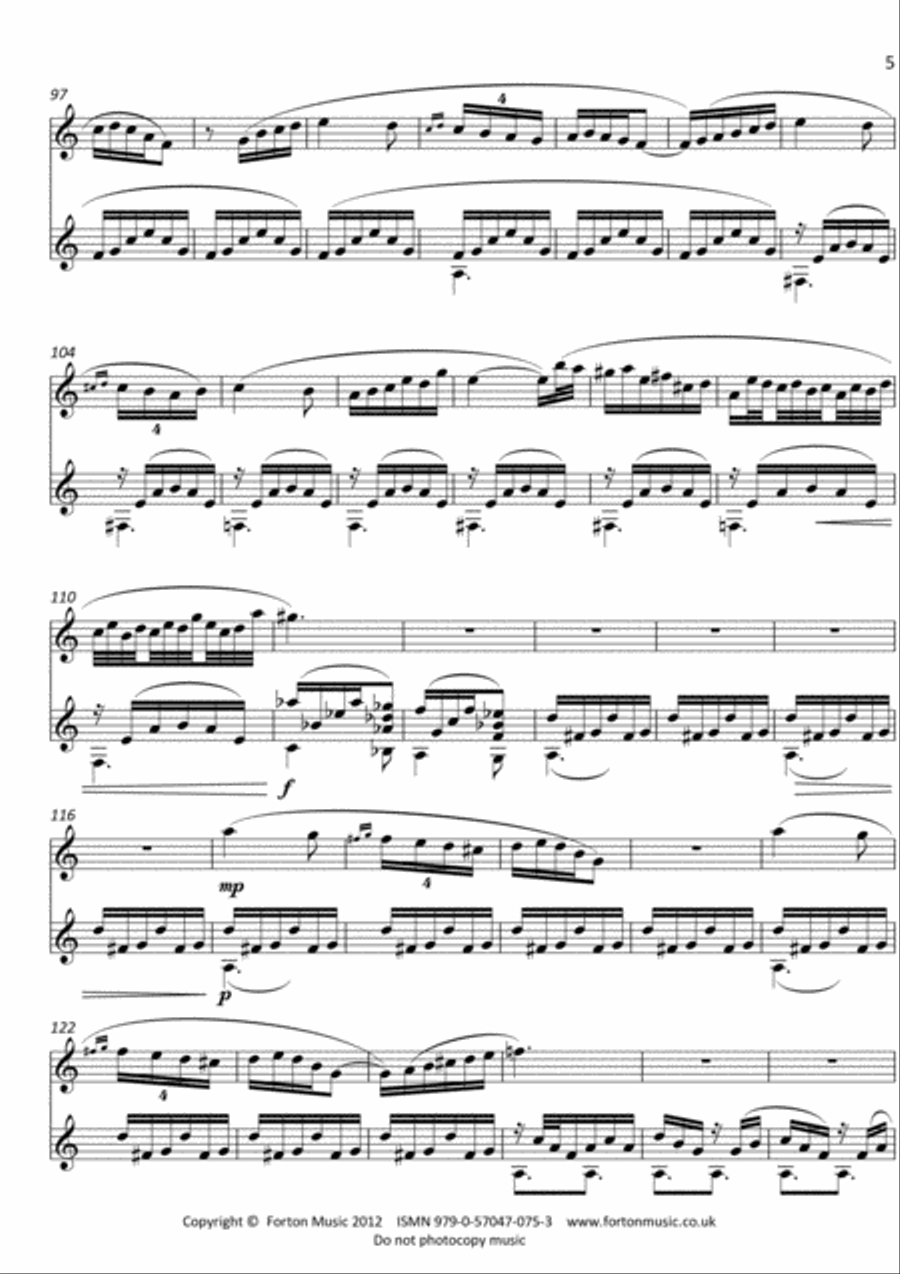 Distance Flute scores gallery preview page 5