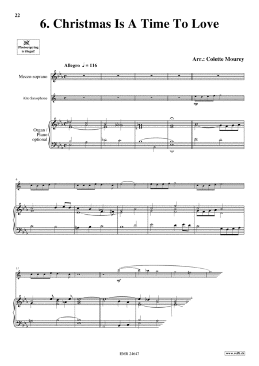 20 Greatest Christmas Songs Vol. 1 Alto Saxophone scores gallery preview page 8