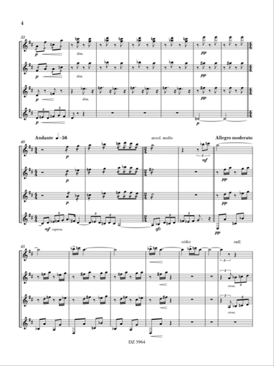 La Oración del Torero Guitar Ensemble scores gallery preview page 5