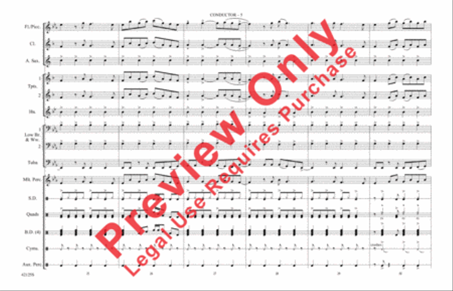 Still into You Marching Band scores gallery preview page 6