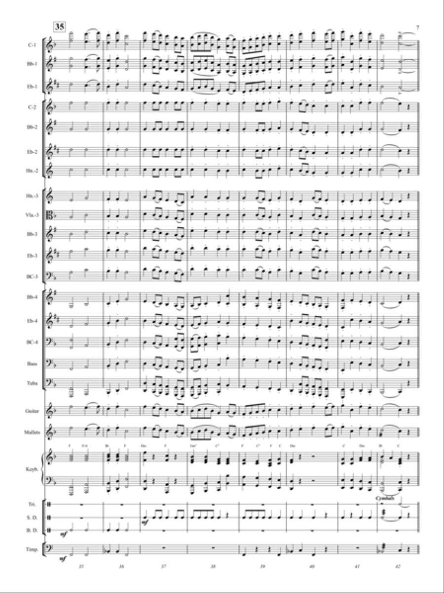 March March Concert Band scores gallery preview page 6
