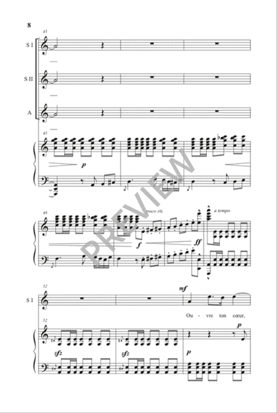 Ouvre ton Coeur SSA scores gallery preview page 7