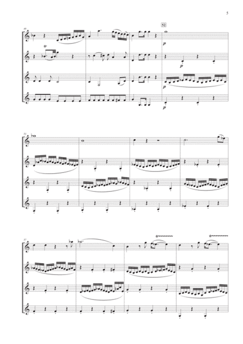 Divertimento N° 1 K. 136 for Clarinet Quartet image number null