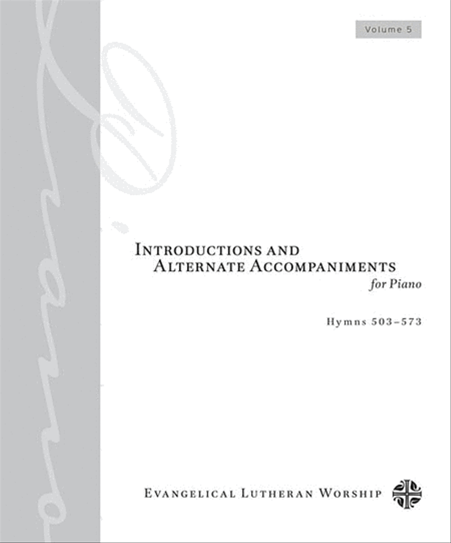 Introductions and Alternate Accompaniments for Piano, Volume 5 Piano Solo scores gallery preview page 1