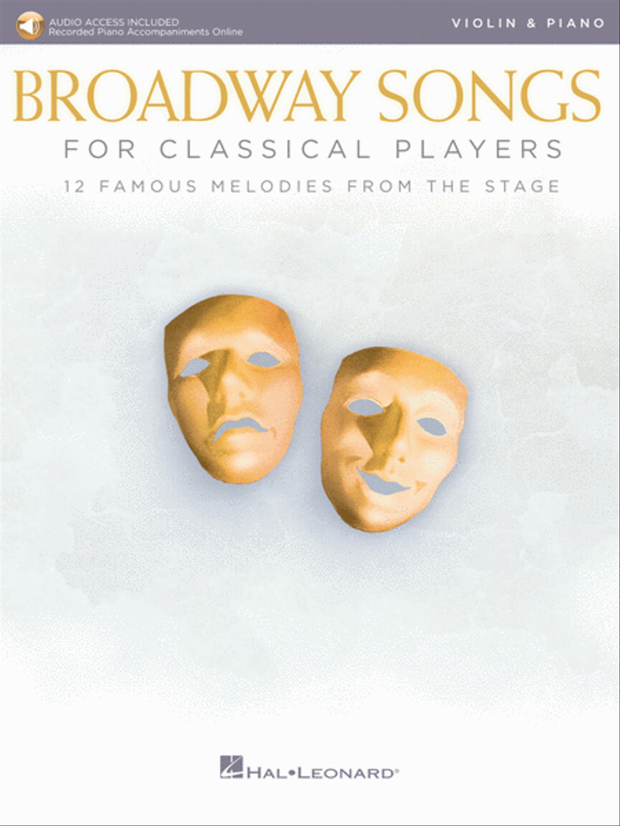 Broadway Songs for Classical Players – Violin and Piano Violin Solo scores gallery preview page 1