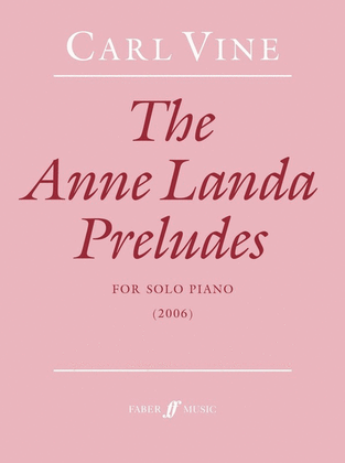 Vine - The Anne Landa Preludes Piano Solo