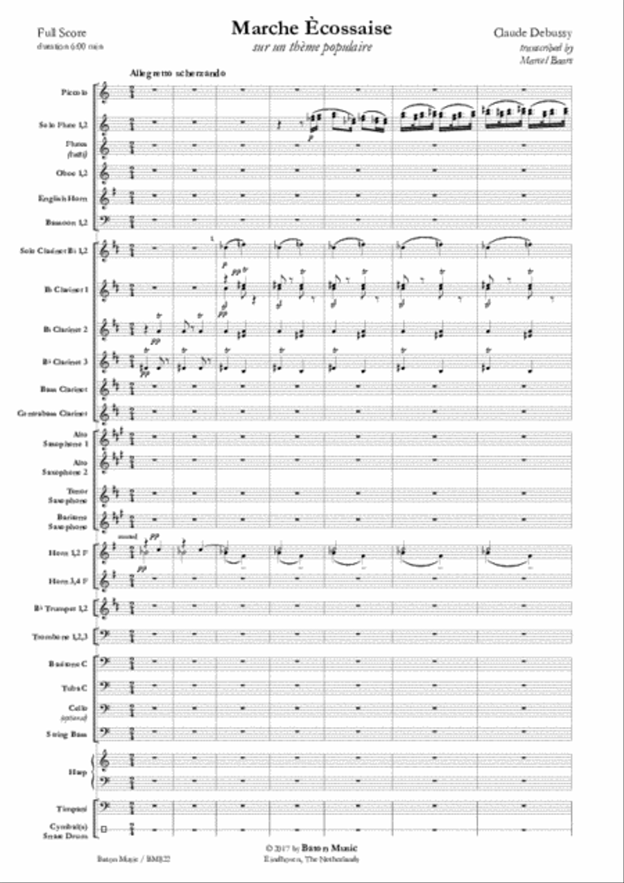 Marche Ècossaise Marche Ècossaise Concert Band scores gallery preview page 2