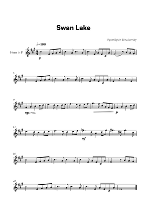 Book cover for Tchaikovsky - Swan Lake Theme (for French Horn Solo)