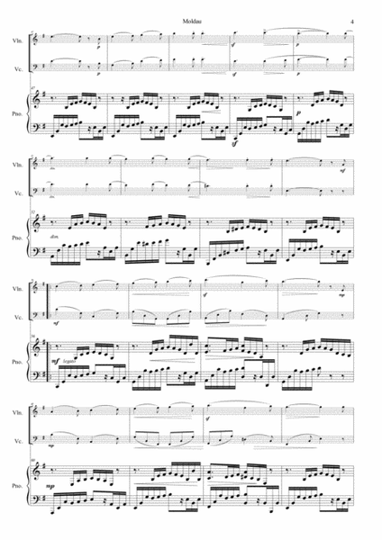 Smetana - Die Moldau for Pianotrio image number null