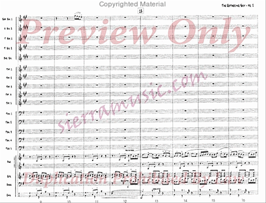 The Gathering Sky Jazz Ensemble scores gallery preview page 3
