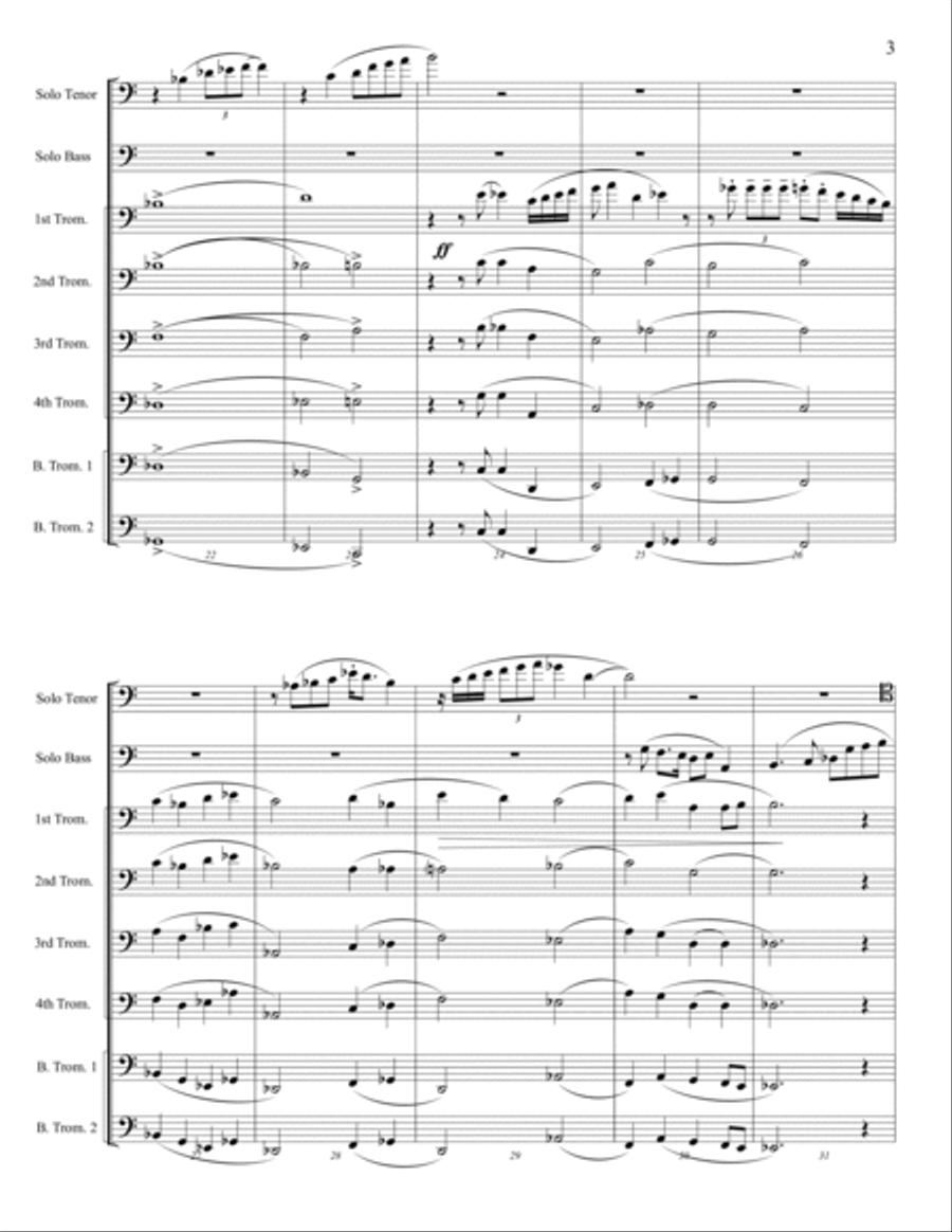 Breakfast Serial Brass Ensemble scores gallery preview page 3
