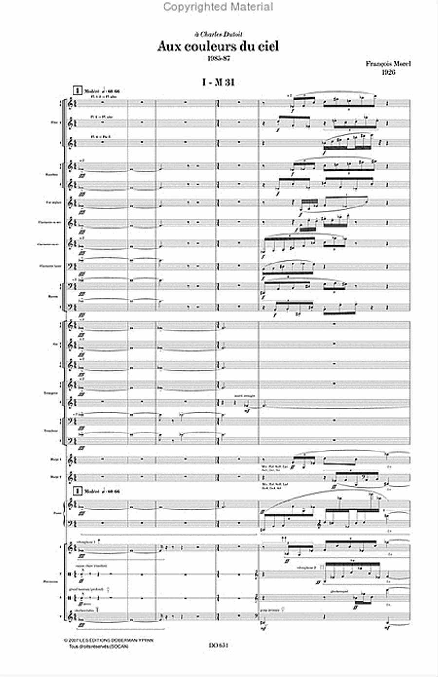 Aux couleurs du ciel Orchestra scores gallery preview page 2