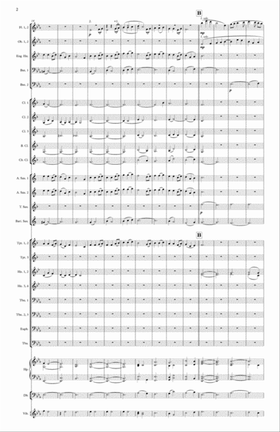 Away In A Manger Concert Band scores gallery preview page 3