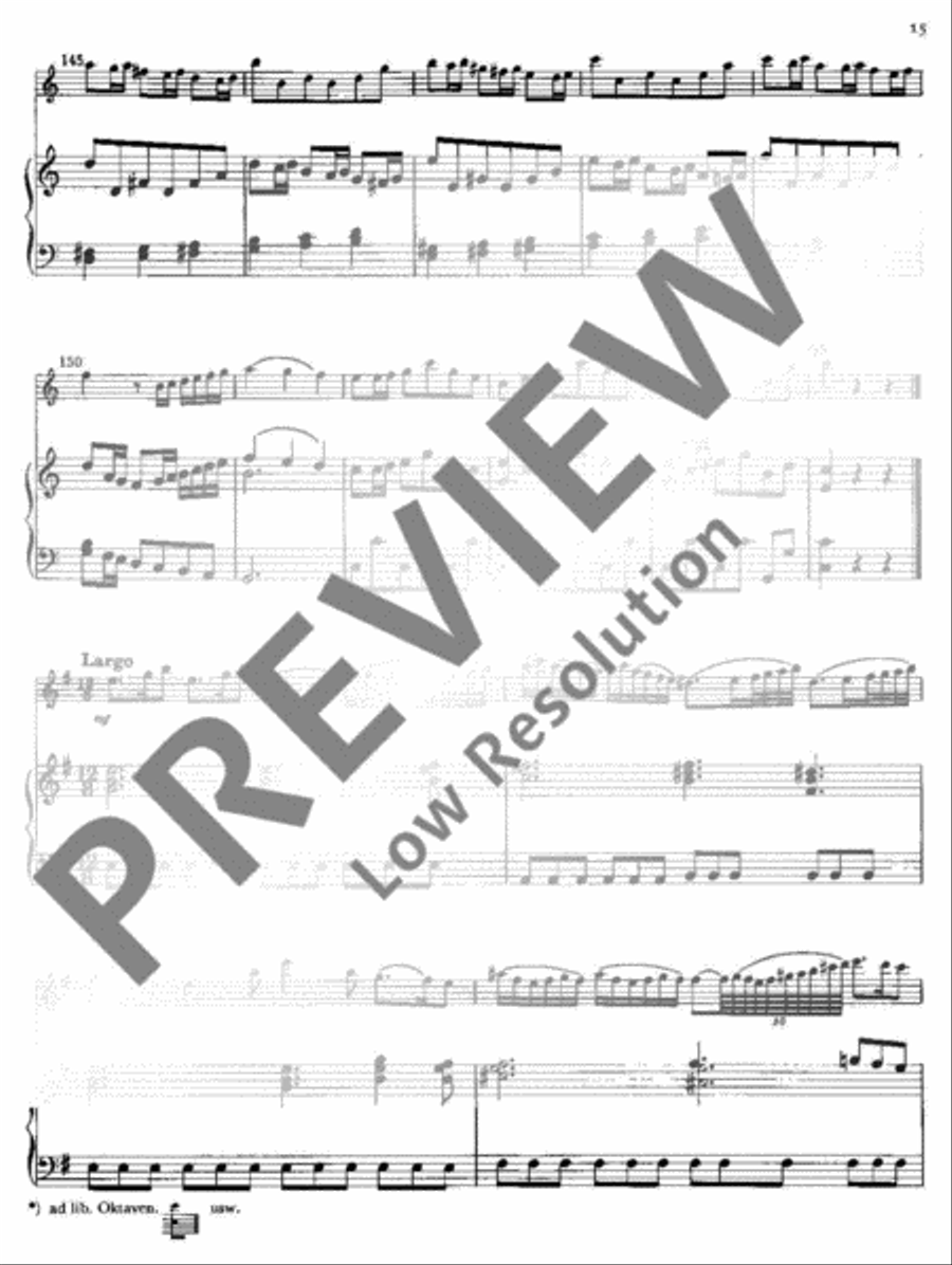 Concerto C major Piccolo scores gallery preview page 16
