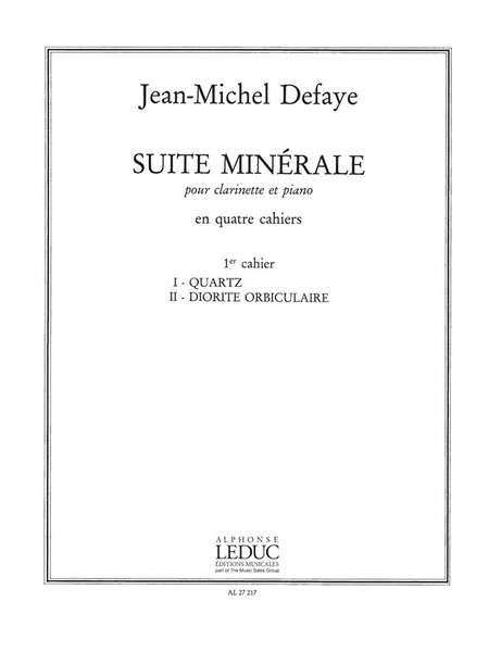 Suite Minerale Vol.1 (clarinet & Piano)