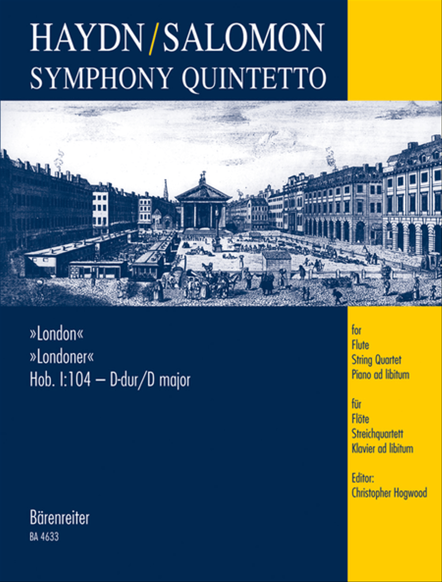 Symphony Quintetto based on Symphony, No. 104 "London", No. 7 D major Hob.I:104