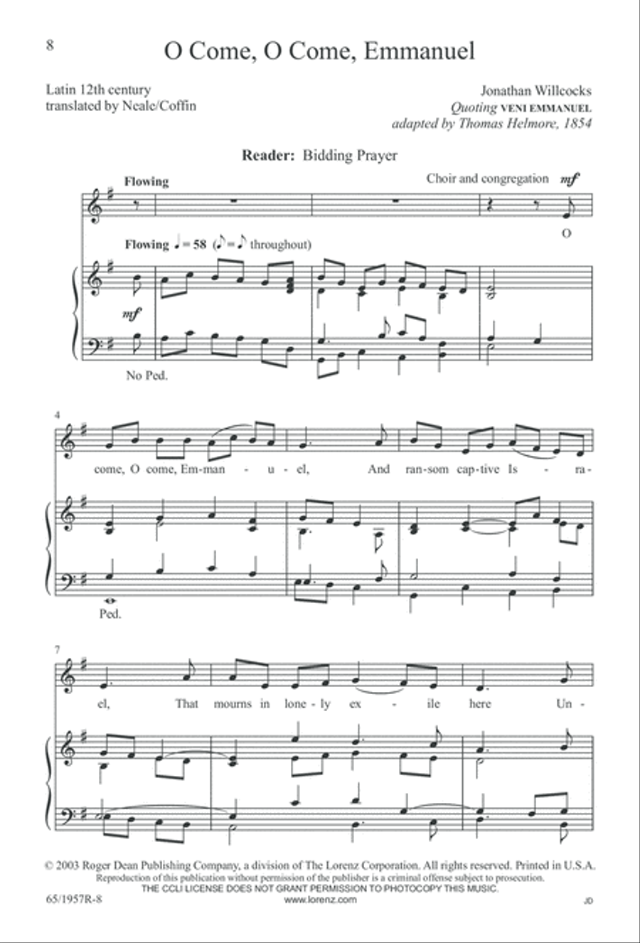 Festival of Lessons and Carols 4-Part scores gallery preview page 9