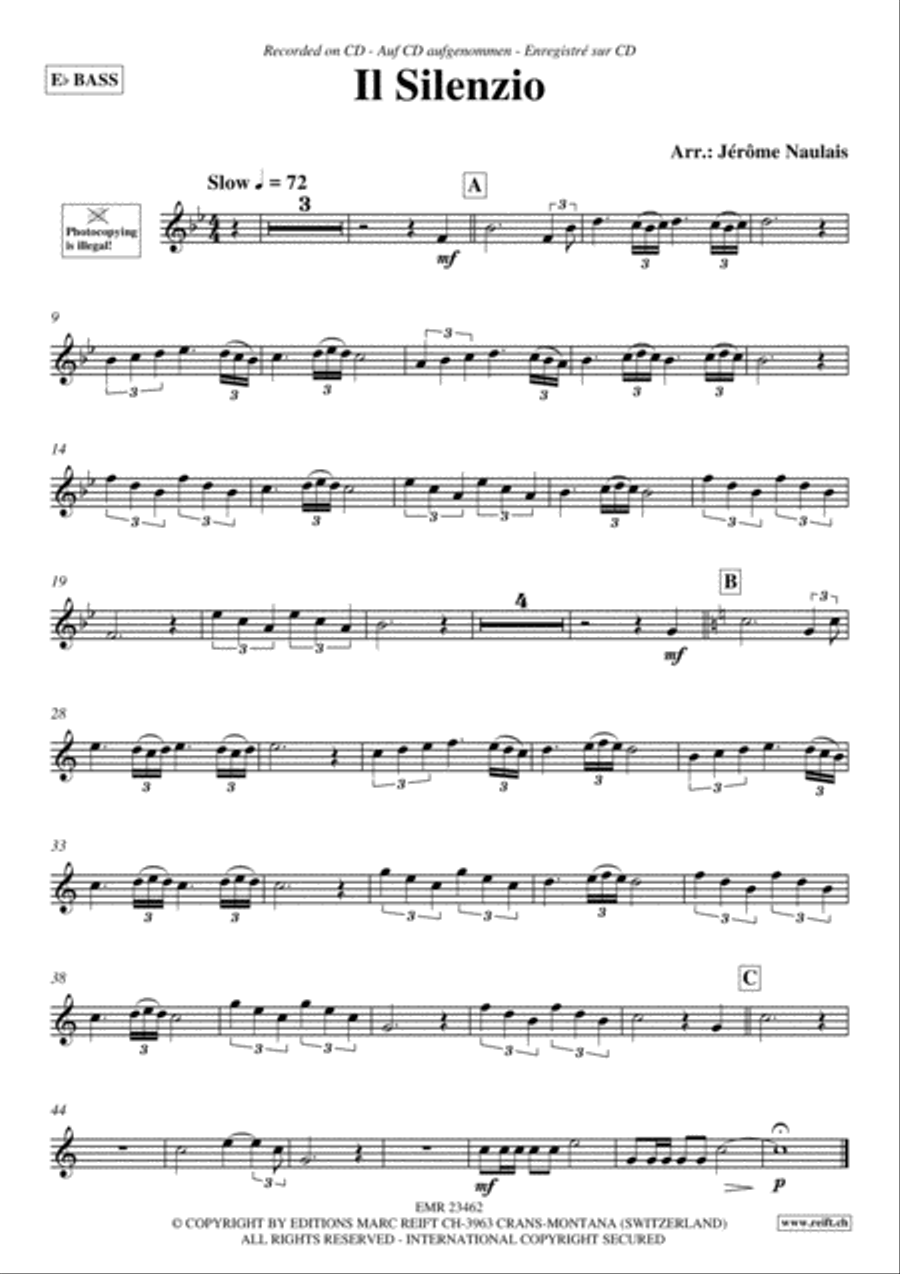 Il Silenzio Piano Accompaniment scores gallery preview page 2